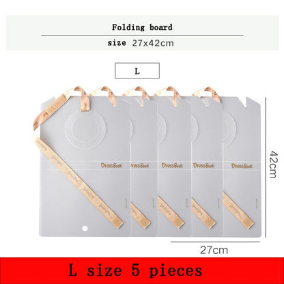 Clothes Folding Board T-shirt Folder Clothespins Closet Fast Speed Fold Organize Storage Clothe Peg Cloth Board - StorageandmoreStorage