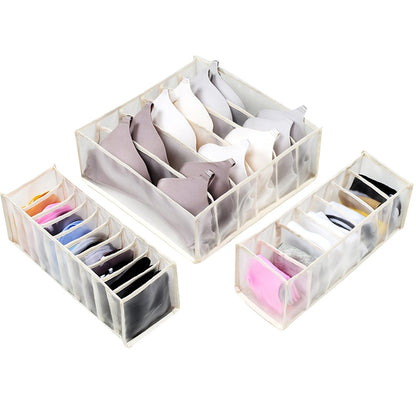 Underwear Bra Organizer Storage Box Drawer Closet Organizers Divider Boxes For Underwear Scarves Socks Bra - StorageandmoreStorage