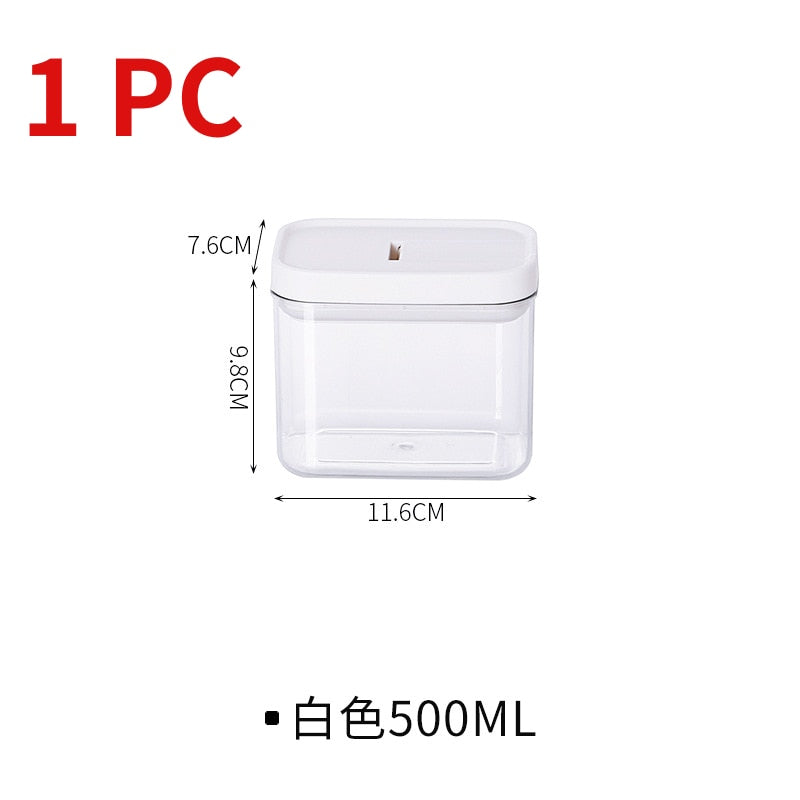 3PC Airtight Laundry Detergent Powder Storage Box Clear washing powder container with lid and handle Multipurpose plastic cereal - StorageandmoreStorage