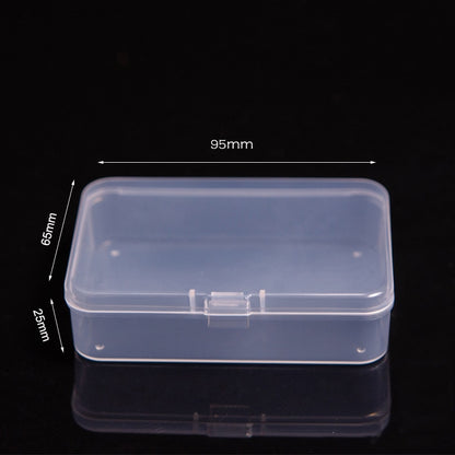 Mini Plastic Box Rectangular Box Translucent Box Packing Box Storage Box Dustproof Durable Strong Jewelry Storage Case Container - StorageandmoreStorage