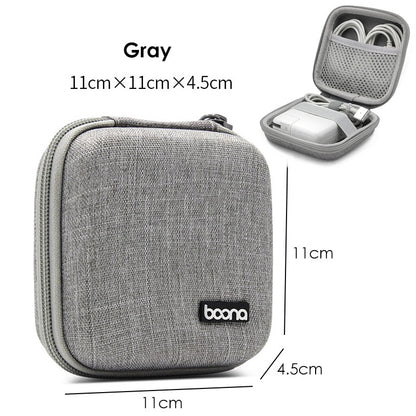 Portable Earphone Storage Bag Data Cable Organizer Bag Multifunctional Digital Gadgets Case MAC Charger U Disk Protective Cover - StorageandmoreStorage