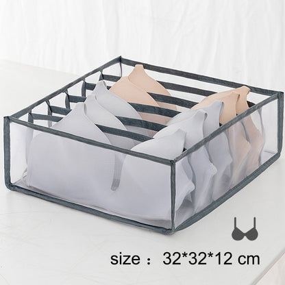 Clothes Storage Box Closet Separation Organizers Drawer Divider Organizer Compartment Boxes For Underwear Jeans Socks Bra - StorageandmoreStorage