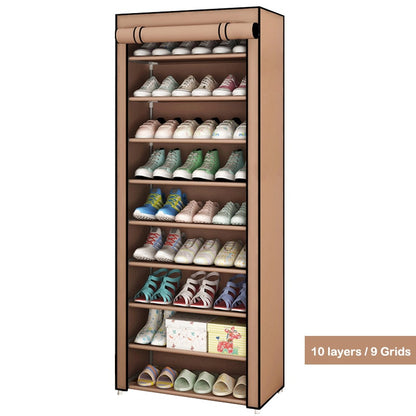 Multi-layer Shoe Cabinet DIY Assembled Dustproof Shelf Hallway Space Saving Storage Organizer Holder Home Furniture Shoe Rack - StorageandmoreStorage