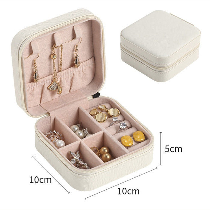 Wholesale Women Jewelry Organizer Storage Box Case Makeup Jewelri Contain Bulk Wedding Guests Mom Gifts Accessories Supplies - StorageandmoreStorage