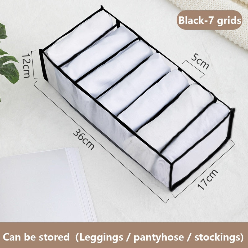 Wardrobe organizer Jeans storage boxes Closet Organizer Foldable Underwear Organizers Pants Storage Dividers Drawer Organizer - StorageandmoreStorage