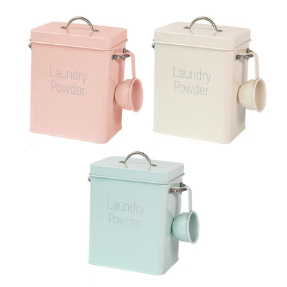 Household Laundry Detergent Powder Storage Box Storage Baskets Bottle Laundry Powder Box with Scoop - StorageandmoreStorage