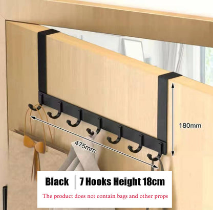 Hooks Over The Door Home Bathroom Organizer Rack Clothes Coat Hat Towel Hanger New Bathroom Kitchen Accessories Holder Door Hang - StorageandmoreStorage