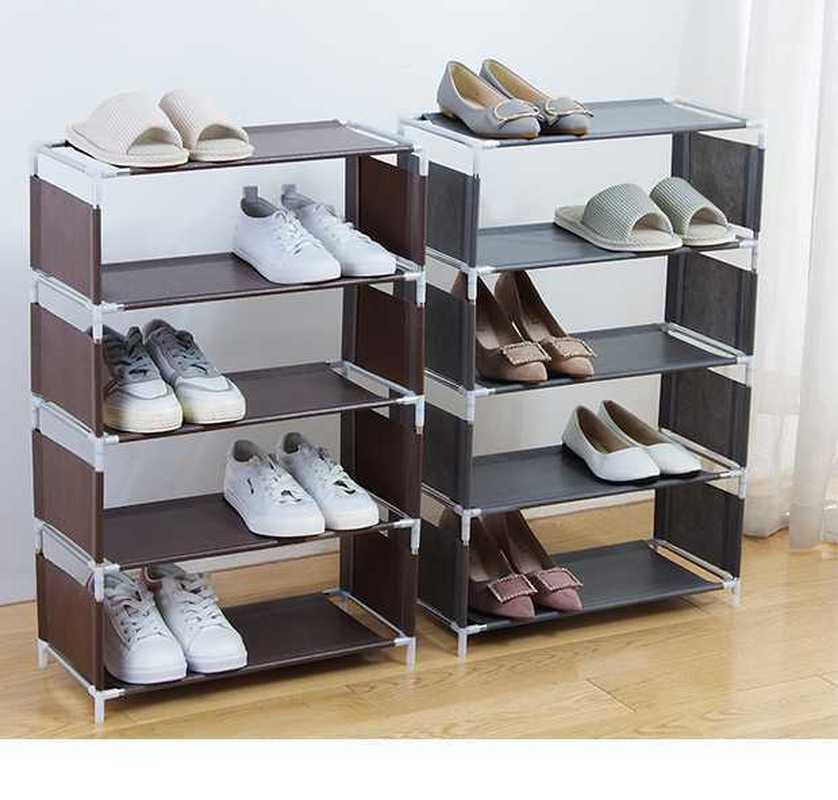 Multi-storey Shoe Rack Multi-functional Organizer Household Cloth Storage Rack Easy To Assemble Dormitory Provincial Space Rack - StorageandmoreStorage