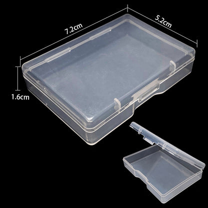 Plastic Storage Jewelry Box Compartment Adjustable Container for Beads earring box for jewelry rectangle Box Case - StorageandmoreStorage