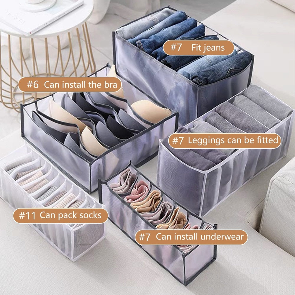 Jeans Organization Storage Box Closet Organizer Clothing Organization System Drawer Organizers Cabinet Pants Storage Organizer - StorageandmoreStorage