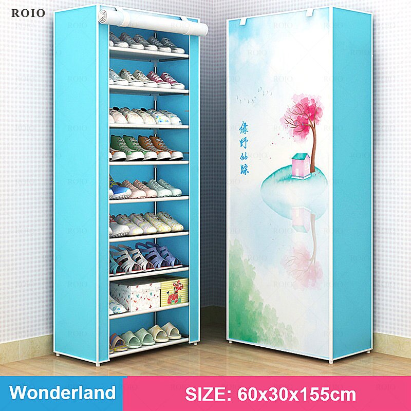 Multi-layer Shoe Cabinet DIY Assembled Dustproof Shelf Hallway Space Saving Storage Organizer Holder Home Furniture Shoe Rack - StorageandmoreStorage