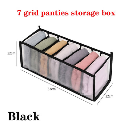 Jeans Organizer Closet Drawer Compartment Box Underwear Bra Socks Boxes Clothes Organizers Trousers Clothes Storage - StorageandmoreStorage