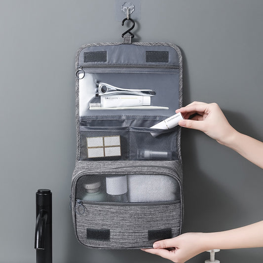 High Quality Travel Makeup Bags Women Waterproof Cosmetic Bag Toiletries Organizer Hanging Dry And Wet Separation Storage Bag - StorageandmoreStorage