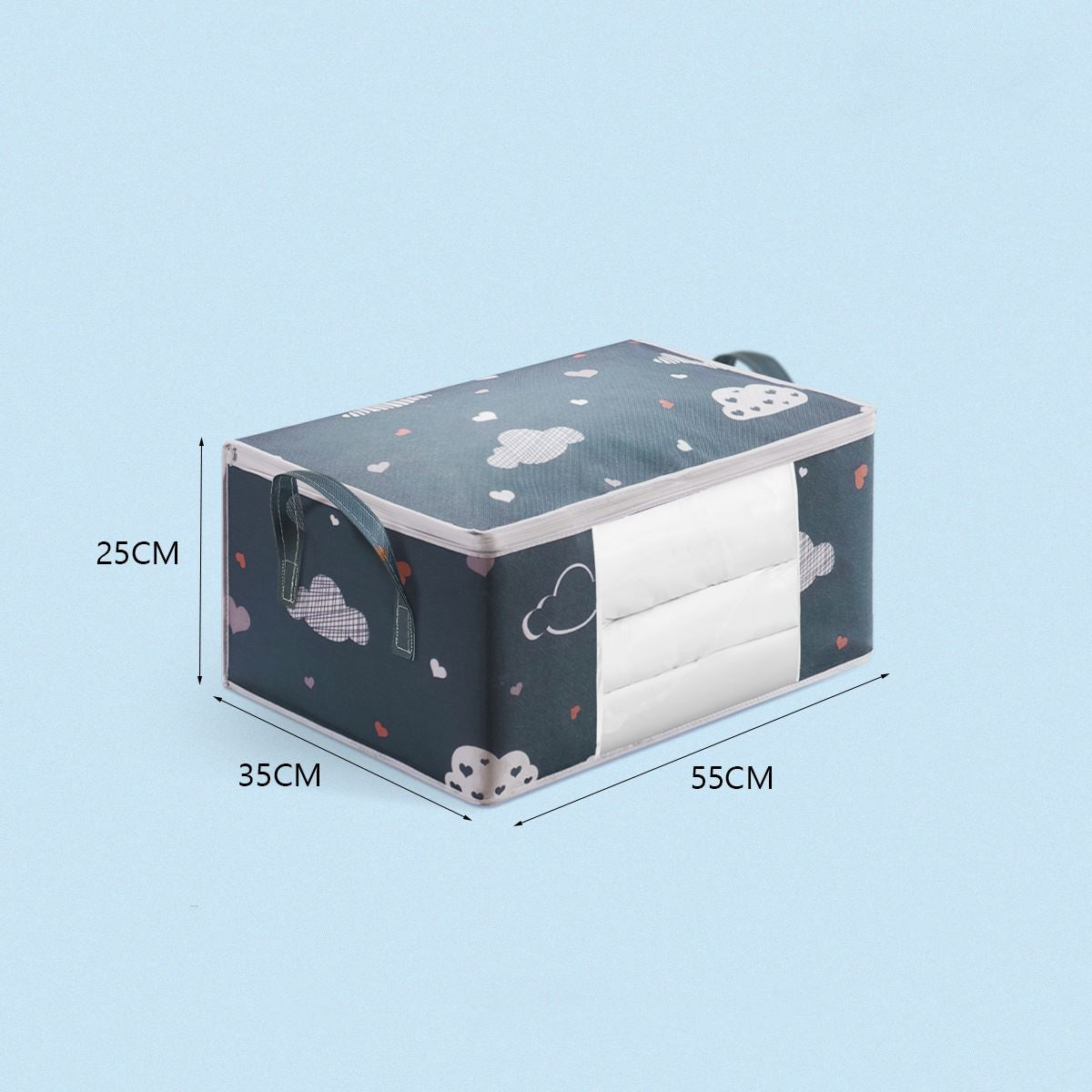 Quilt Clothes Storage Bag Big Capacity Duvet Blanket Sorting Bags Dustproof Closet Under-Bed Storage Moisture Proof Organizer - StorageandmoreStorage