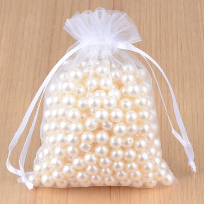 100pcs 24 Colors Jewelry Packaging Bag 5*7 7*9 9*12 10*15cm Organza Bags Gift Storage Wedding Drawstring Pouches Wholesales - StorageandmoreStorage