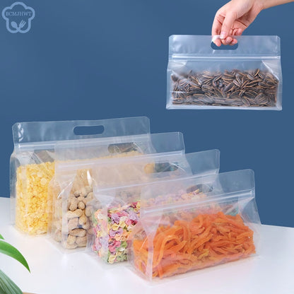 Silicone Food Storage Containers Leakproof Containers Reusable Stand Up Zip Shut Bag Cup Fresh Bag Food Storage Bag Fresh Wrap - StorageandmoreStorage