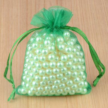 100pcs 24 Colors Jewelry Packaging Bag 5*7 7*9 9*12 10*15cm Organza Bags Gift Storage Wedding Drawstring Pouches Wholesales - StorageandmoreStorage