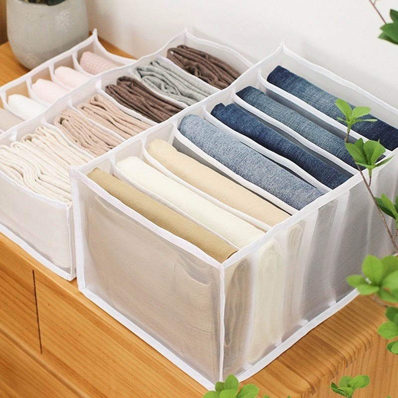 Jeans Organization Storage Box Closet Organizer Clothing Organization System Drawer Organizers Cabinet Pants Storage Organizer - StorageandmoreStorage