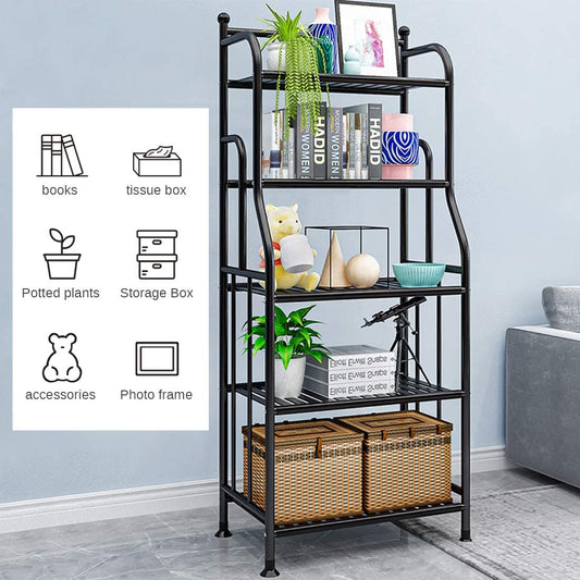 Storage Organizer Metal Storage Shelves Laundry Shelving Organizer Standing Shelf Units Laundry Bathroom Kitchen Pantry Closet - StorageandmoreStorage