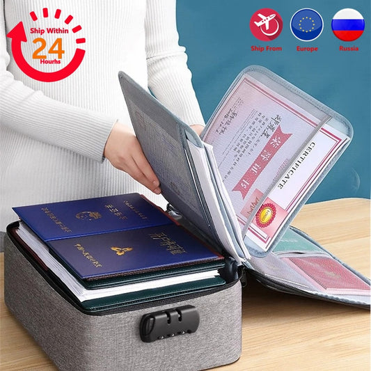 Multifunctional Briefcase Business Trip Material Organize Bag Office Worker Document Handbag File Storage Package Accessories - StorageandmoreStorage