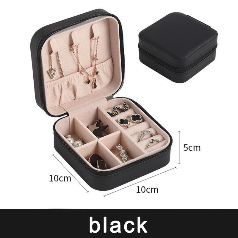 New Jewelry Case Boxes Jewelry Organizer Display Travel Girls Princess Storage Jewelry Box High Quality Earring Holder Gifts Hot - StorageandmoreStorage