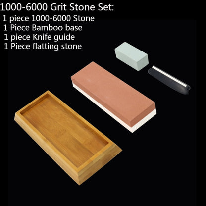 Kitchen Knife Sharpener Water  Honing Stone Sharpening System Stone Corundum Whetstone - StorageandmoreStorage