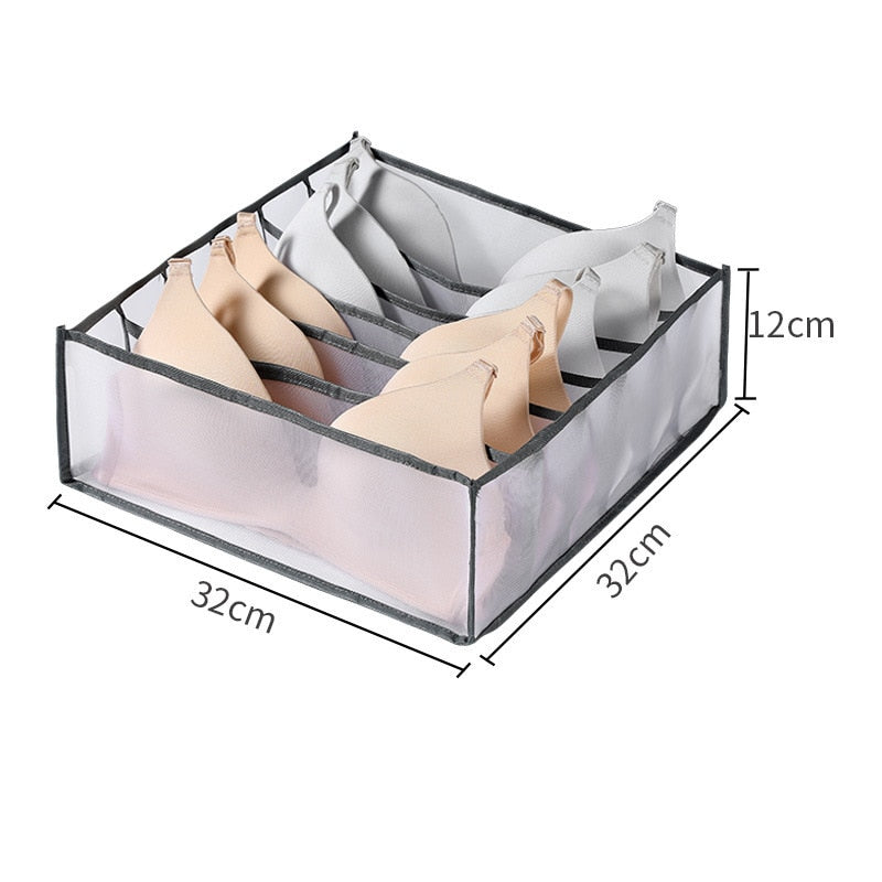 Foldable Drawer Closet Storage Organizer Divider Boxes for Jeans Underwear Socks Bra Wardrobe Clothes Storage Organizers Sets - StorageandmoreStorage