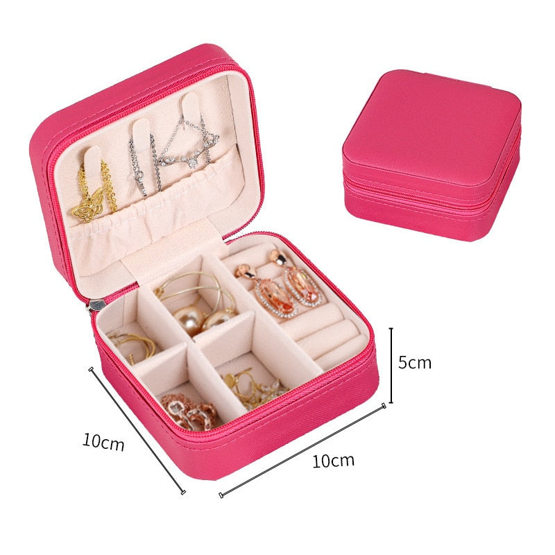 Wholesale Women Jewelry Organizer Storage Box Case Makeup Jewelri Contain Bulk Wedding Guests Mom Gifts Accessories Supplies - StorageandmoreStorage