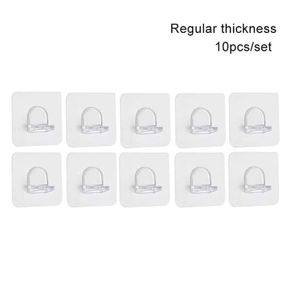 4/10pcs Adhesive Shelf Support Pegs Shelf Support Adhesive Pegs Closet Cabinet Shelf Support Clips Wall Hangers Strong Holders - StorageandmoreStorage