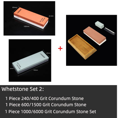 Kitchen Knife Sharpener Water  Honing Stone Sharpening System Stone Corundum Whetstone - StorageandmoreStorage