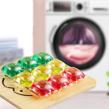 30PCS Powerful Laundry Ball Beads Portable Stains Film Gel Capsules Travel Washing Liquid Household Cleanning Detergent - StorageandmoreStorage