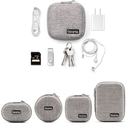 Portable Earphone Storage Bag Data Cable Organizer Bag Multifunctional Digital Gadgets Case MAC Charger U Disk Protective Cover - StorageandmoreStorage