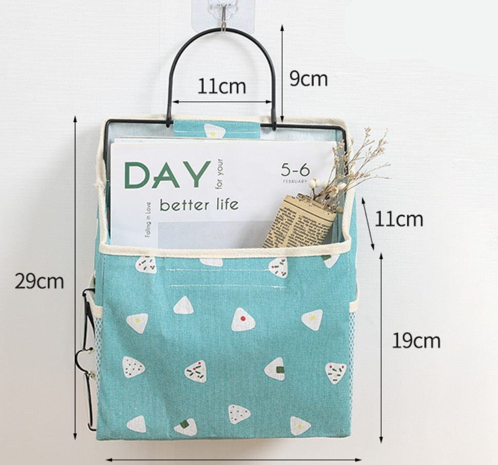 Wall Hanging Storage Bag Waterproof Over The Door Closet Organizer Hanging Pocket Organizer Box Containers for Bedroom Bathroom - StorageandmoreStorage