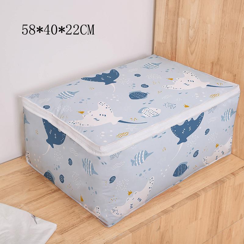 NEW Foldable Storage Bag Clothes Blanket Quilt Closet Sweater Organizer Box Pouches Fashion Sale Clothes Cabinet Organizer - StorageandmoreStorage