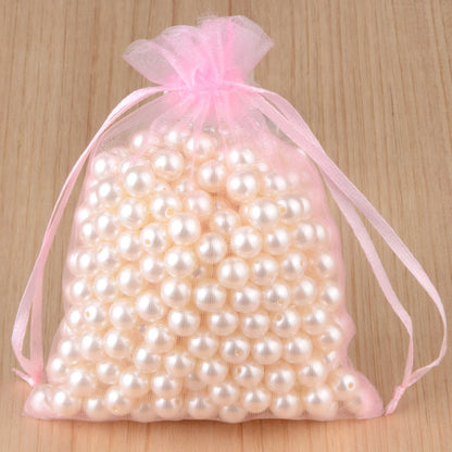 100pcs 24 Colors Jewelry Packaging Bag 5*7 7*9 9*12 10*15cm Organza Bags Gift Storage Wedding Drawstring Pouches Wholesales - StorageandmoreStorage