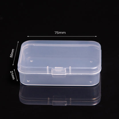 Mini Plastic Box Rectangular Box Translucent Box Packing Box Storage Box Dustproof Durable Strong Jewelry Storage Case Container - StorageandmoreStorage