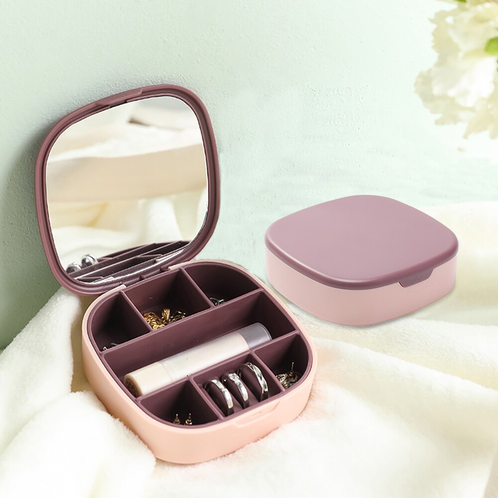 New Jewelry Case Boxes Jewelry Organizer Display Travel Girls Princess Storage Jewelry Box High Quality Earring Holder Gifts Hot - StorageandmoreStorage