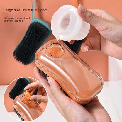 Multifunctional Liquid Cleaning Brush Automatic Soft Brush Shoe Artifact Shoe Brush Shoe Laundry Brush Household Brush Clothes - StorageandmoreStorage