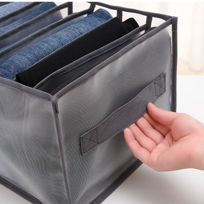 Jeans Storage Boxes Closet Organizer Drawer Divider Boxes T-shirt Storage Box Foldable Underwear Organizers Storage for Clothes - StorageandmoreStorage