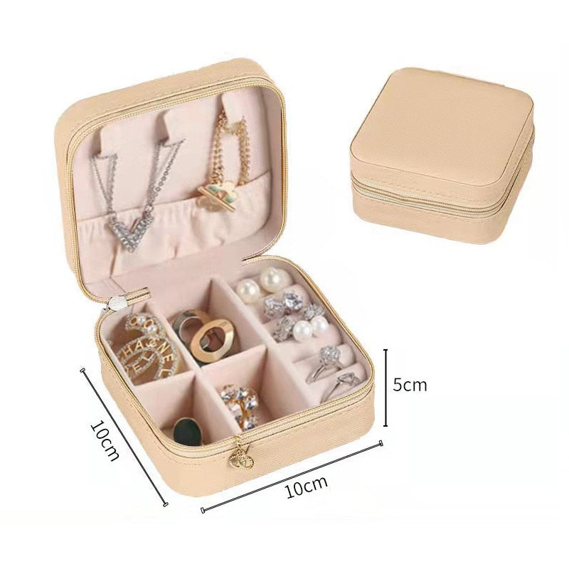 Wholesale Women Jewelry Organizer Storage Box Case Makeup Jewelri Contain Bulk Wedding Guests Mom Gifts Accessories Supplies - StorageandmoreStorage