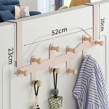 Hooks Over The Door Hooks Home Bathroom Organizer Rack Clothes Coat Hat Towel Hanger New Bathroom Kitchen Accessories Holder - StorageandmoreStorage