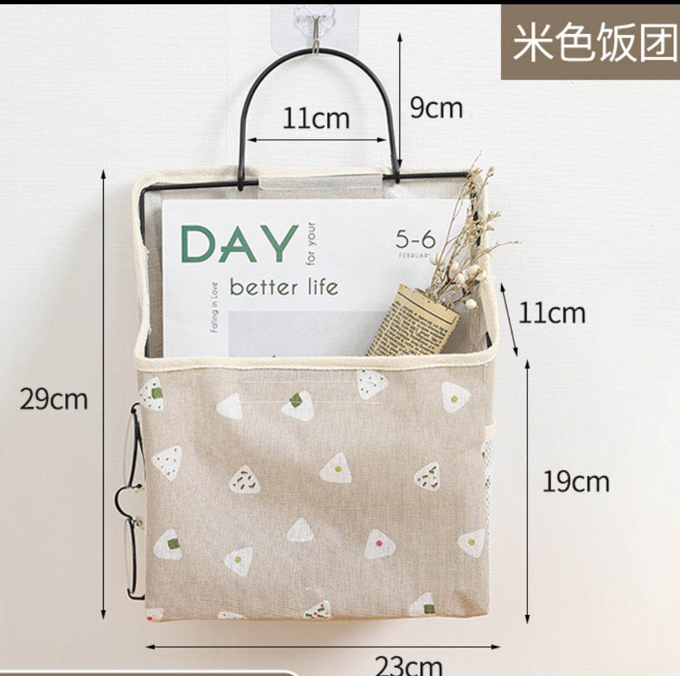 Wall Hanging Storage Bag Waterproof Over The Door Closet Organizer Hanging Pocket Organizer Box Containers for Bedroom Bathroom - StorageandmoreStorage