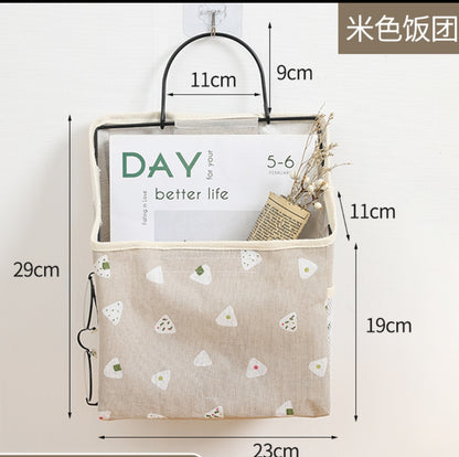 Wall Hanging Storage Bag Waterproof Over The Door Closet Organizer Hanging Pocket Organizer Box Containers for Bedroom Bathroom - StorageandmoreStorage