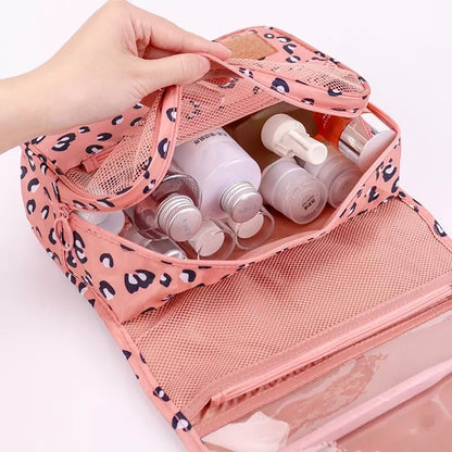 Travel Hook Cosmetic Bag Women Make Up Pouch Waterproof Toiletries Beauty Organizer Ladies Bathroom Neceser Makeup Storage Bag - StorageandmoreStorage