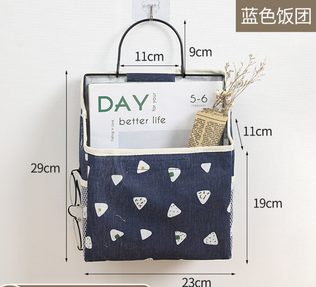 Wall Hanging Storage Bag Waterproof Over The Door Closet Organizer Hanging Pocket Organizer Box Containers for Bedroom Bathroom - StorageandmoreStorage