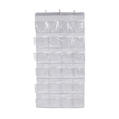 24 Grid Over Door Hanging Organizer Convenient Storage Holder Rack Closet Shoes Keeping Non-woven Door Shoe Storage Bag - StorageandmoreStorage