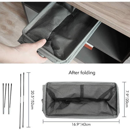 Home Slim Laundry Basket Storage Organizer with Handle Rolling Collapsible Dirty Clothes Hamper Cestas De Almacenamiento - StorageandmoreStorage