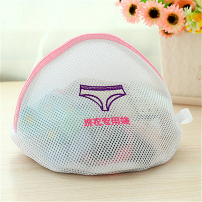 Fine Mesh Embroidered Bra Lingerie Underwear Dirty Clothes Laundry Bags Washing Machine Washable Mesh Laundry Basket Bag Clean - StorageandmoreStorage