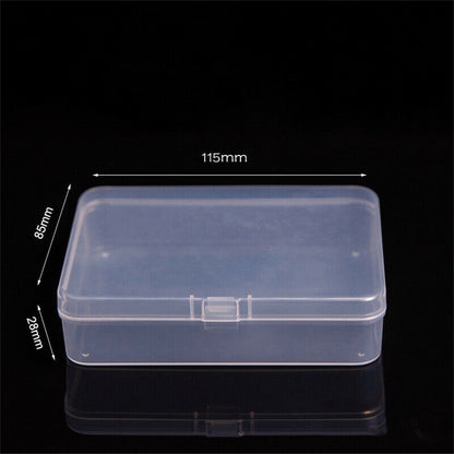 Top Selling Transparent Plastic Storage Box Clear Square Multipurpose Display Case Plastic Jewelry Storage Boxes Multiple Sizes - StorageandmoreStorage