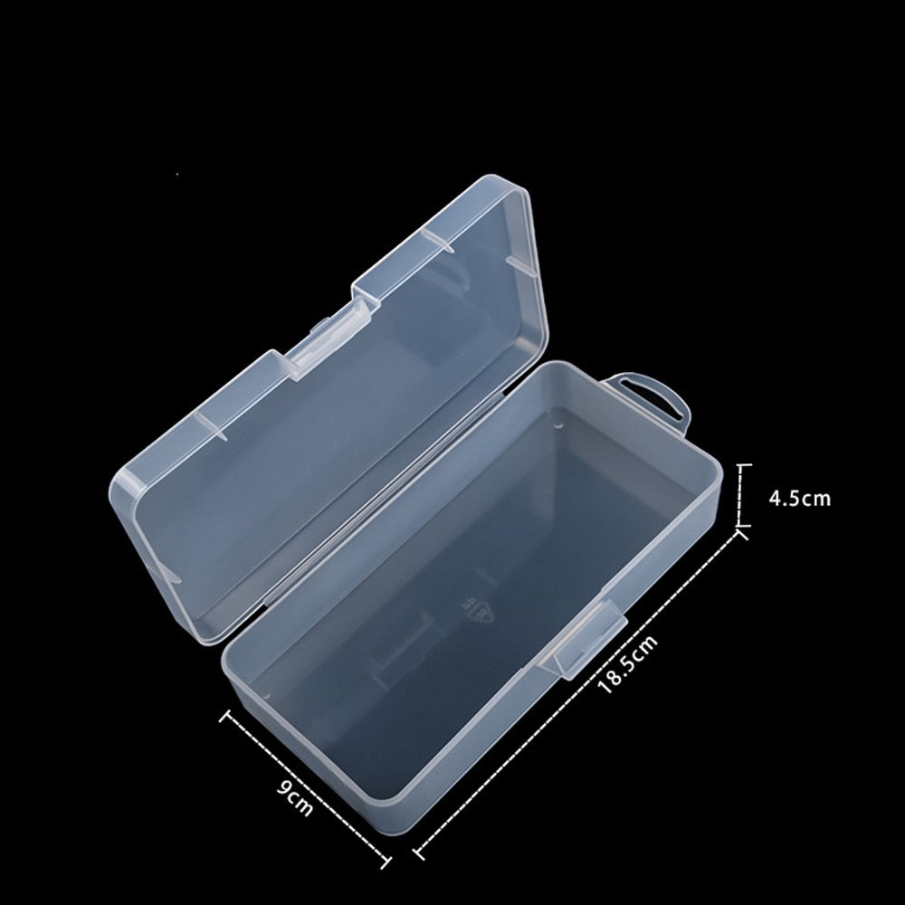 Top Selling Transparent Plastic Storage Box Clear Square Multipurpose Display Case Plastic Jewelry Storage Boxes Multiple Sizes - StorageandmoreStorage